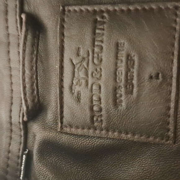 Rodd&Gunn  Cromwell Mens Deep Brown  Chocolate Brown Soft Leather Jacket EUC szL - Picture 2 of 12